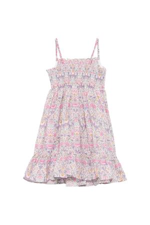 abito rosa floreale in cotone SAINT BARTH KIDS | MKI000101111L